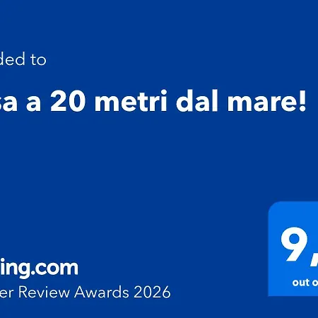 Casa A 20 Metri Dal Mare! Апартаменты Фоссачезия