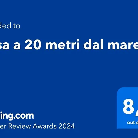 Casa A 20 Metri Dal Mare! Apartman